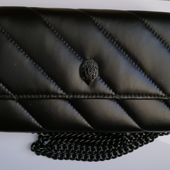 Black Leather Chain Wallet - Picture 4 of 7